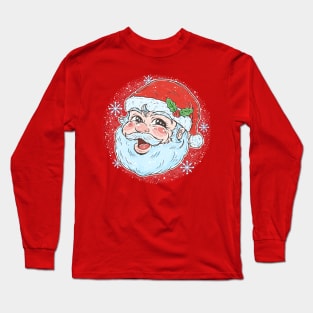 SANTA CARTOON Long Sleeve T-Shirt